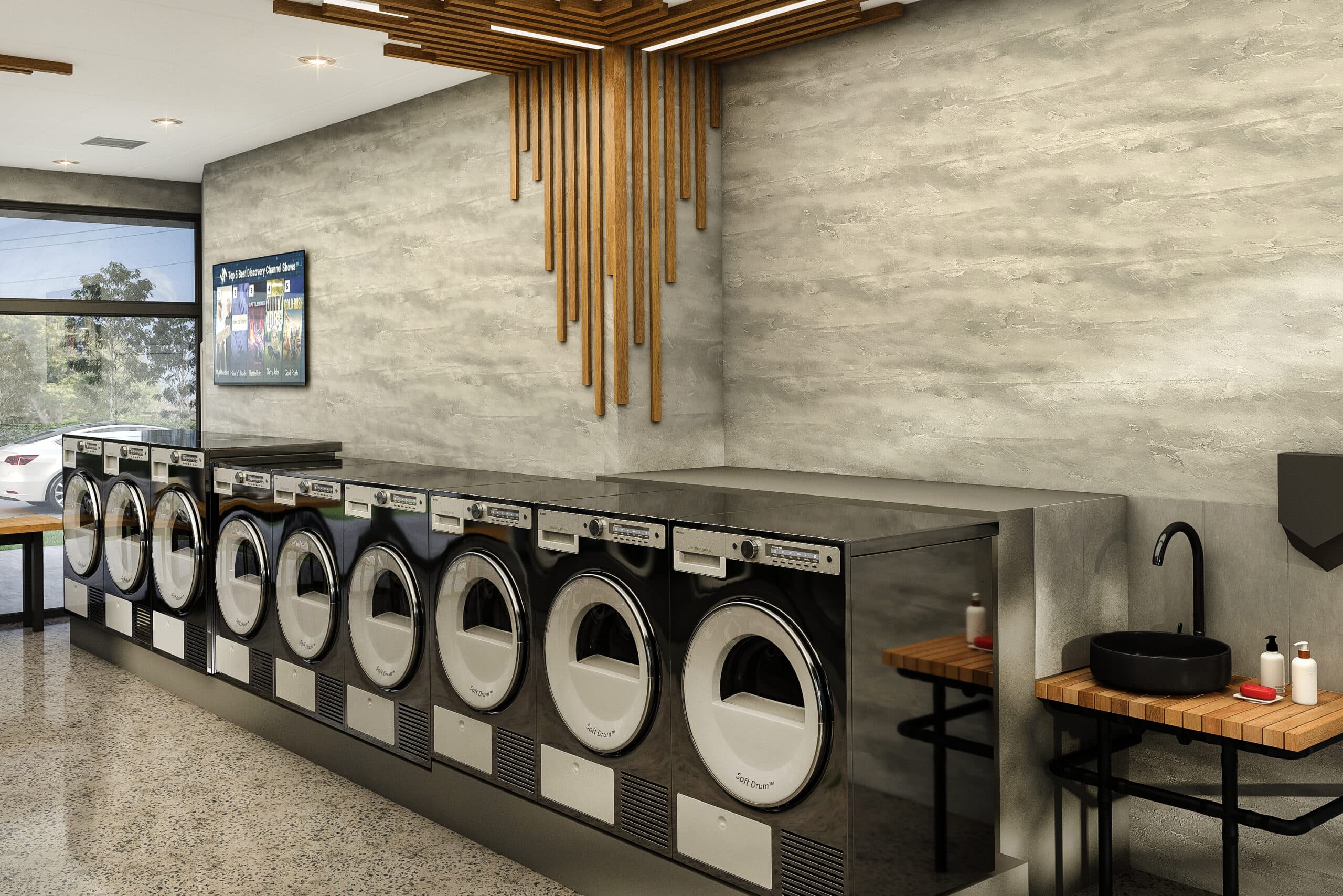 Interior of Local Laundry Lounge Ashbury