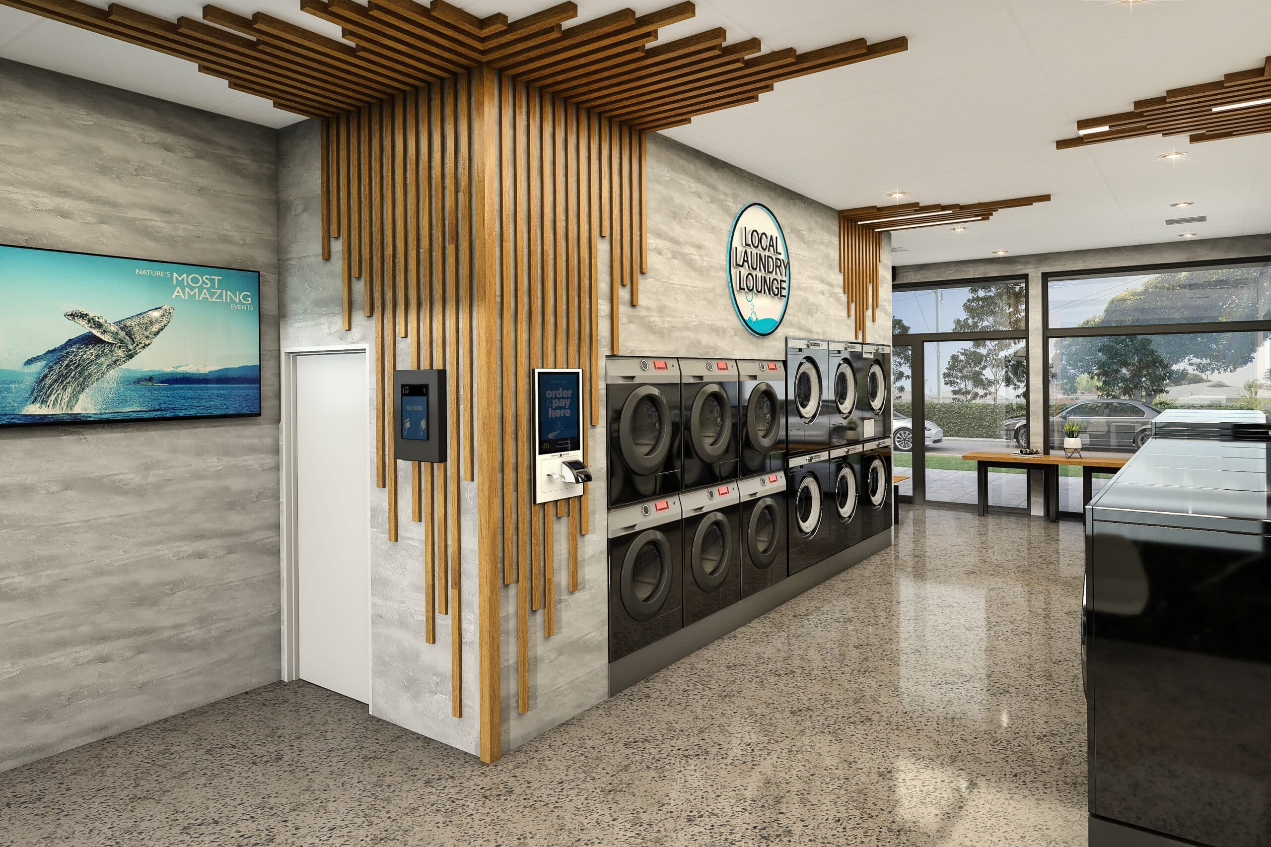 Interior of Local Laundry Lounge – The Square, Ashbury